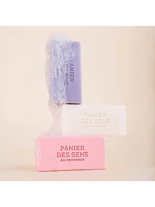 AUTHENTIQUES - Set of 3 soaps 100g (3.5 oz.) - Cotton, Lavander, Rose