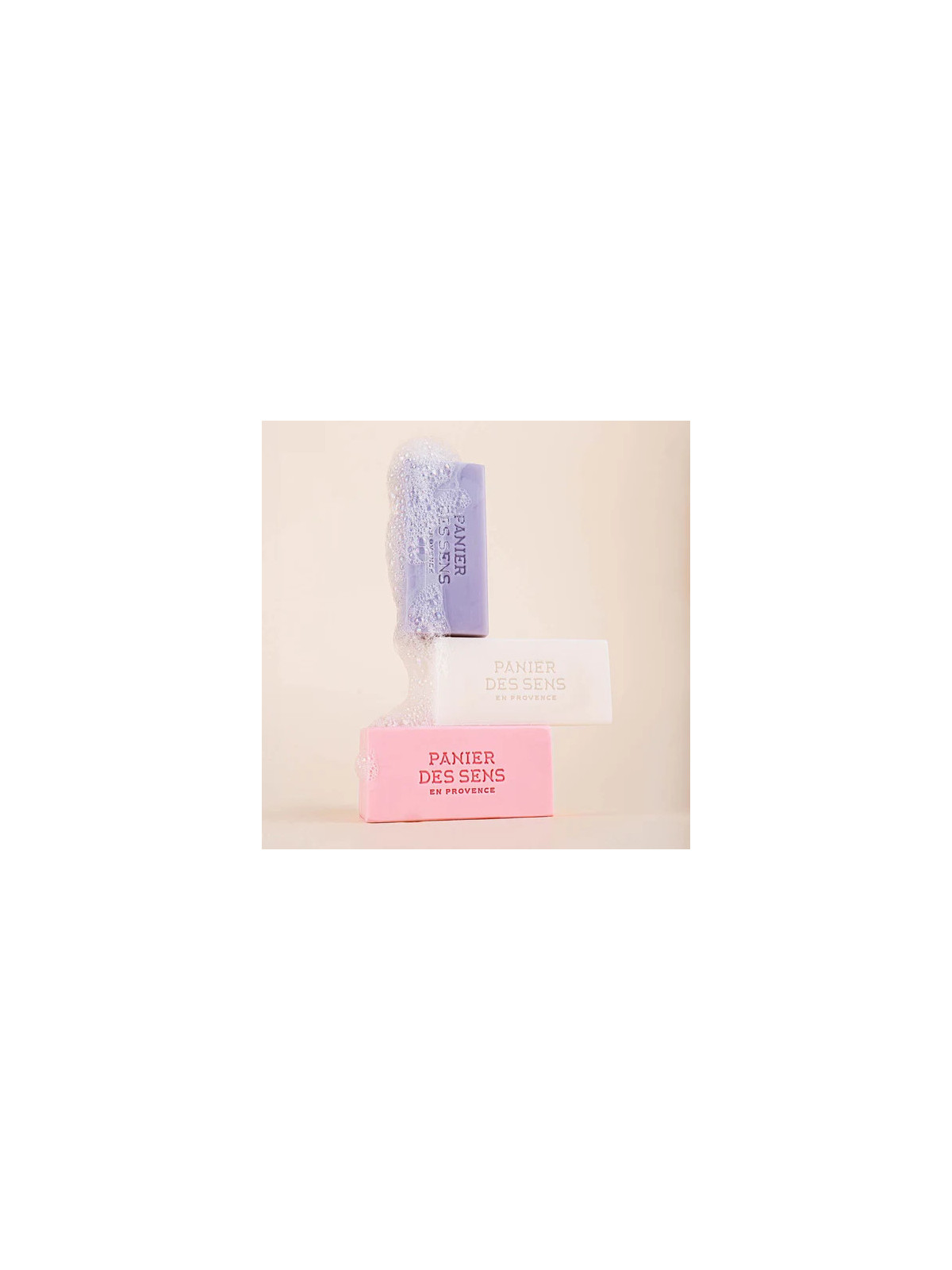 AUTHENTIQUES - Set of 3 soaps 100g (3.5 oz.) - Cotton, Lavander, Rose