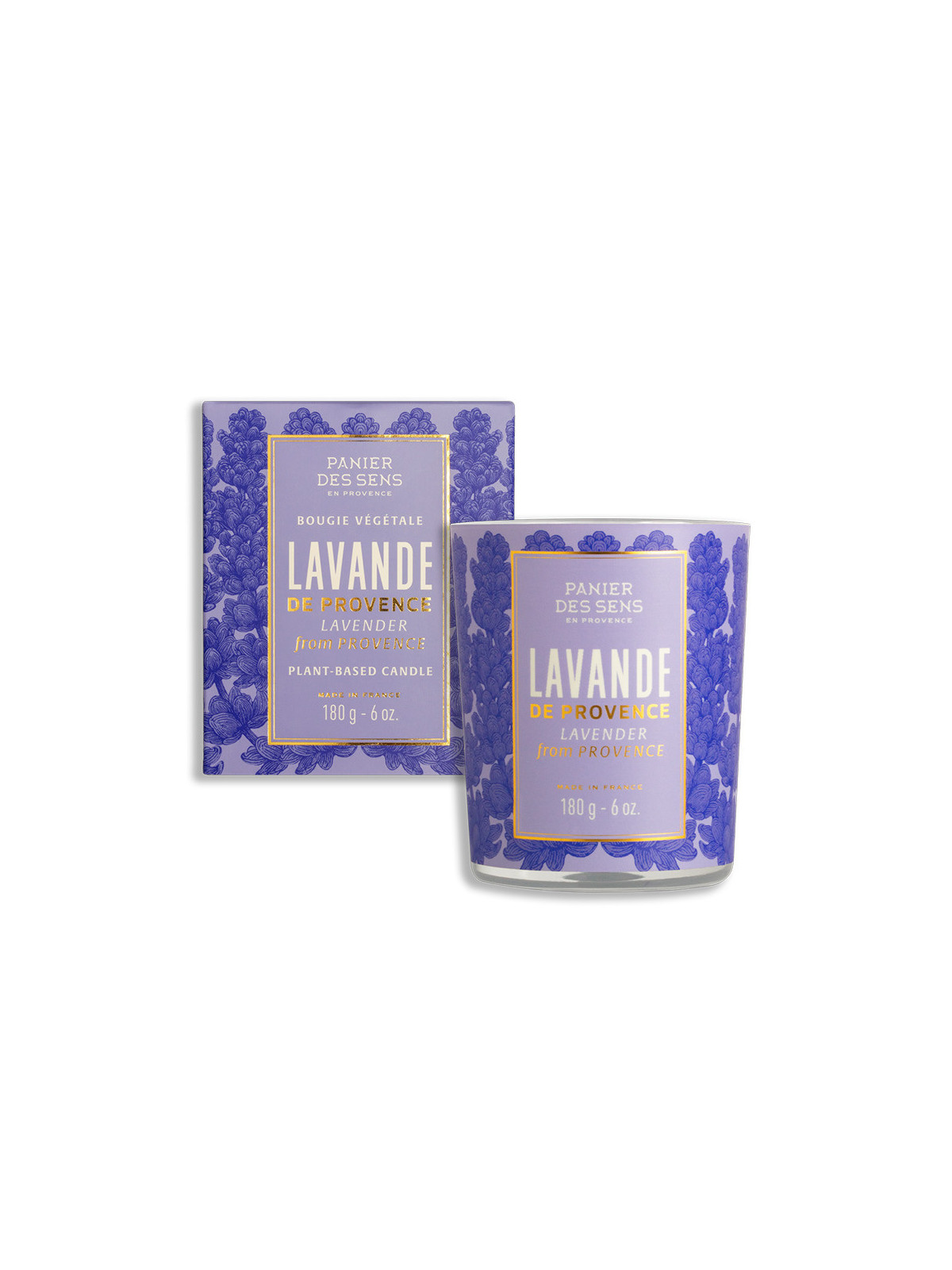 Vegetable wax candle Lavender 6 oz