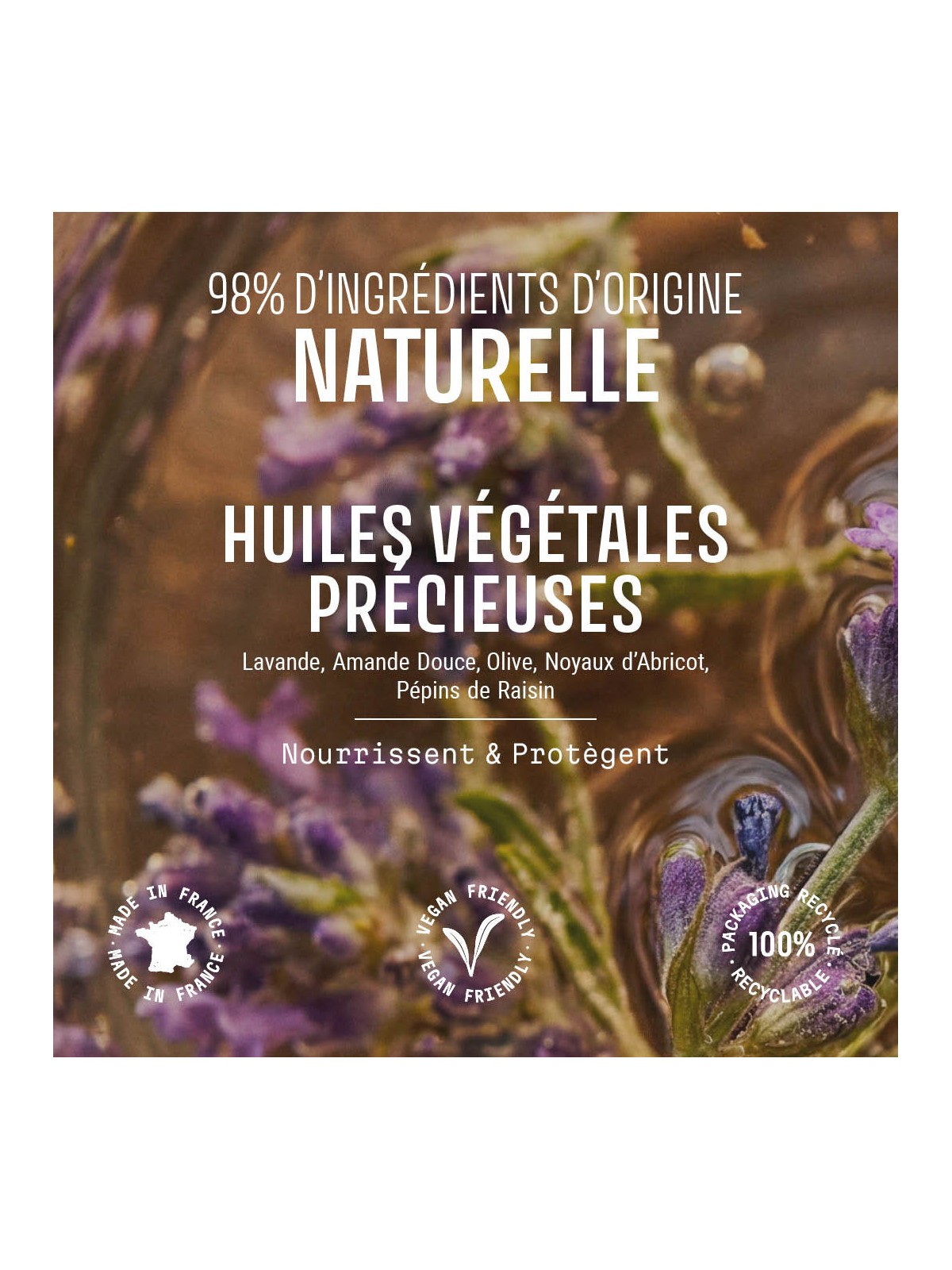 Huile Massage et soin Lavande 100ml