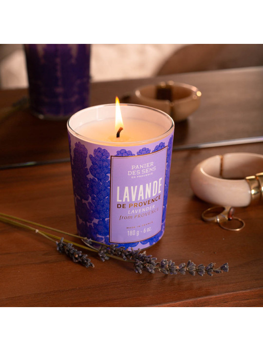 Bougie végétale Lavande 180g