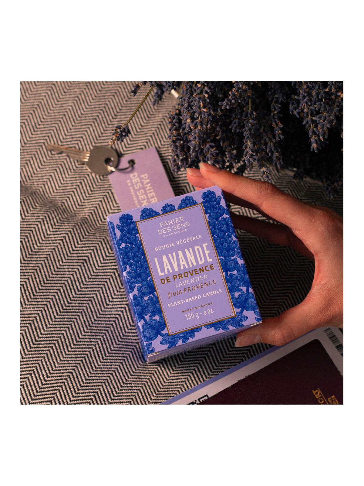 Candela vegetale Lavanda 180g