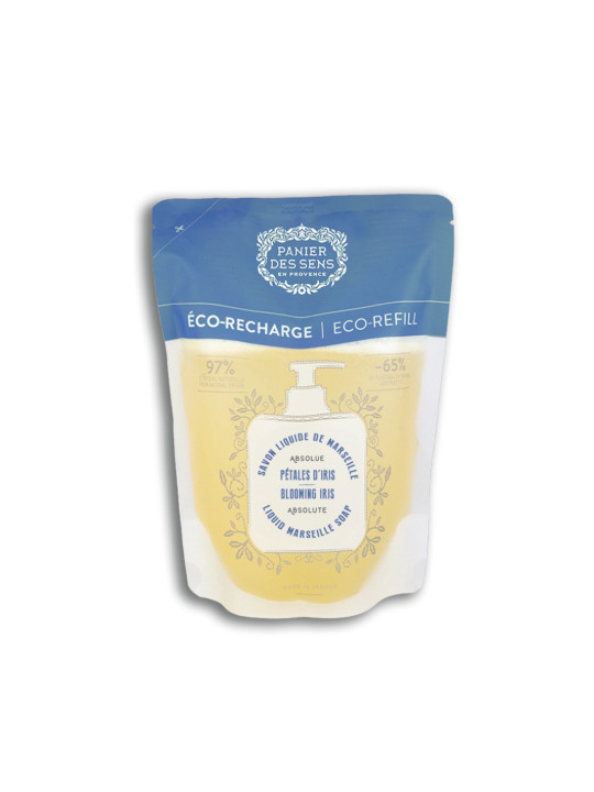 ESSENTIALS Eco refill Marseille soap Blooming Iris 500ml (16,9 fl.oz